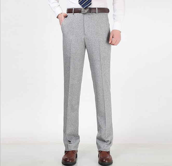 Новый 2015 бизнес мужчины брюки мужские костюм брюки высокое качество Большой размер 30-44 9051