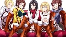 Free shipping Attack on Titan (2013) Japanese sci-fi anime Poster print silk fabric wall decoration 24x36in(1447180855955)