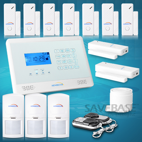 Wireless+Alarm+Door+Sensors Wireless GSM Home Security Alarm System Kit+3 Motion+9 Door Sensors ...