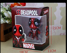 2016 free shipping movie Juguetes cute X-men Blocks Deadpool Q Version PVC Action Figure anime l Model Toys collection kids gift