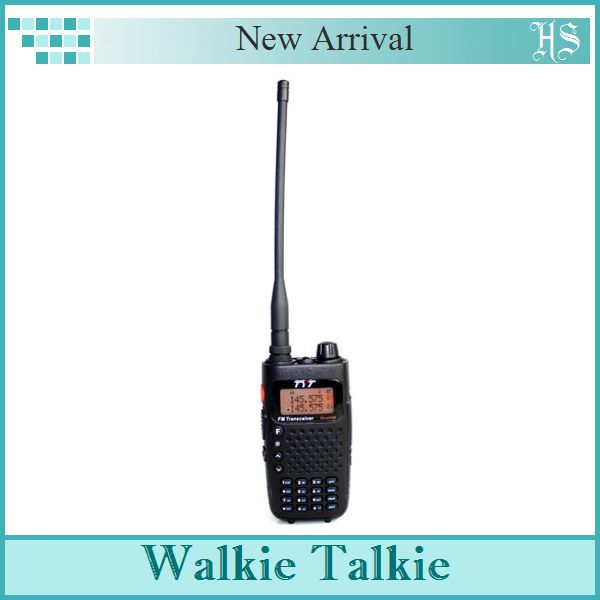 New Black Walkie Talkie TYT TH UV6R 5W 256CH Scrambler FM Radio Dual band Dual Display