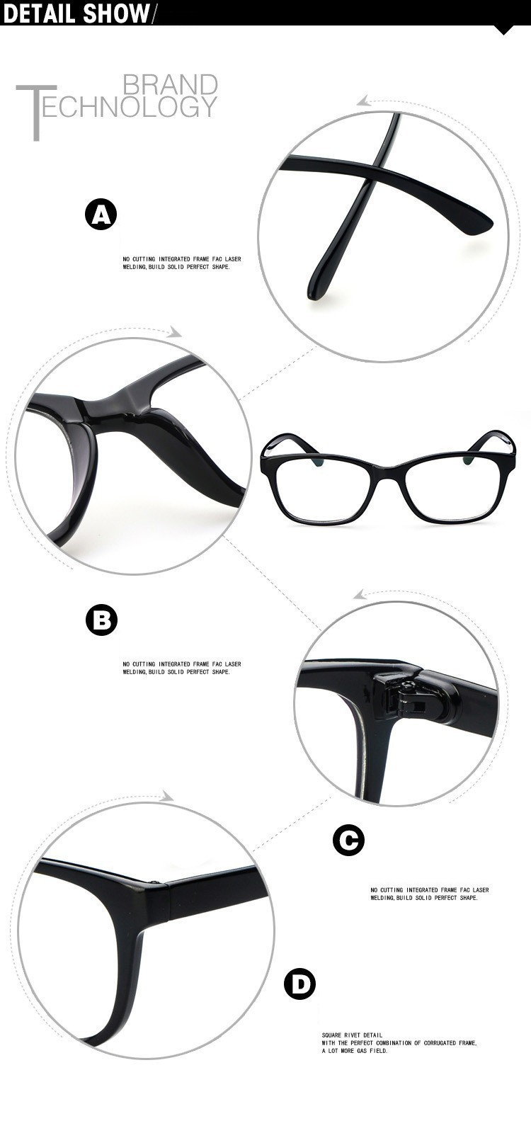 2016 Brand Design Retro Women Men eyeglasses Frames Women Men Computer spectacle Optical Frame Reading Eye Glasses Eyeglasses (19)