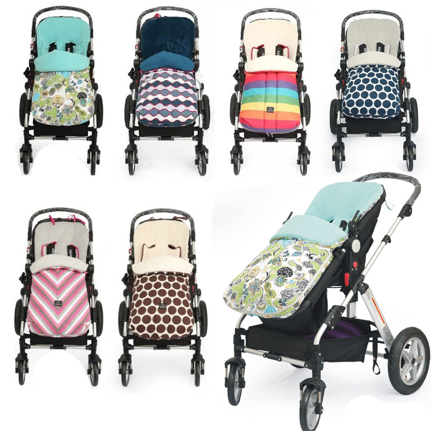 Baby Sleeping Bag for Strolller European style baby sleeping bag for cart Thick Blanket for outing infant Fleebag winter