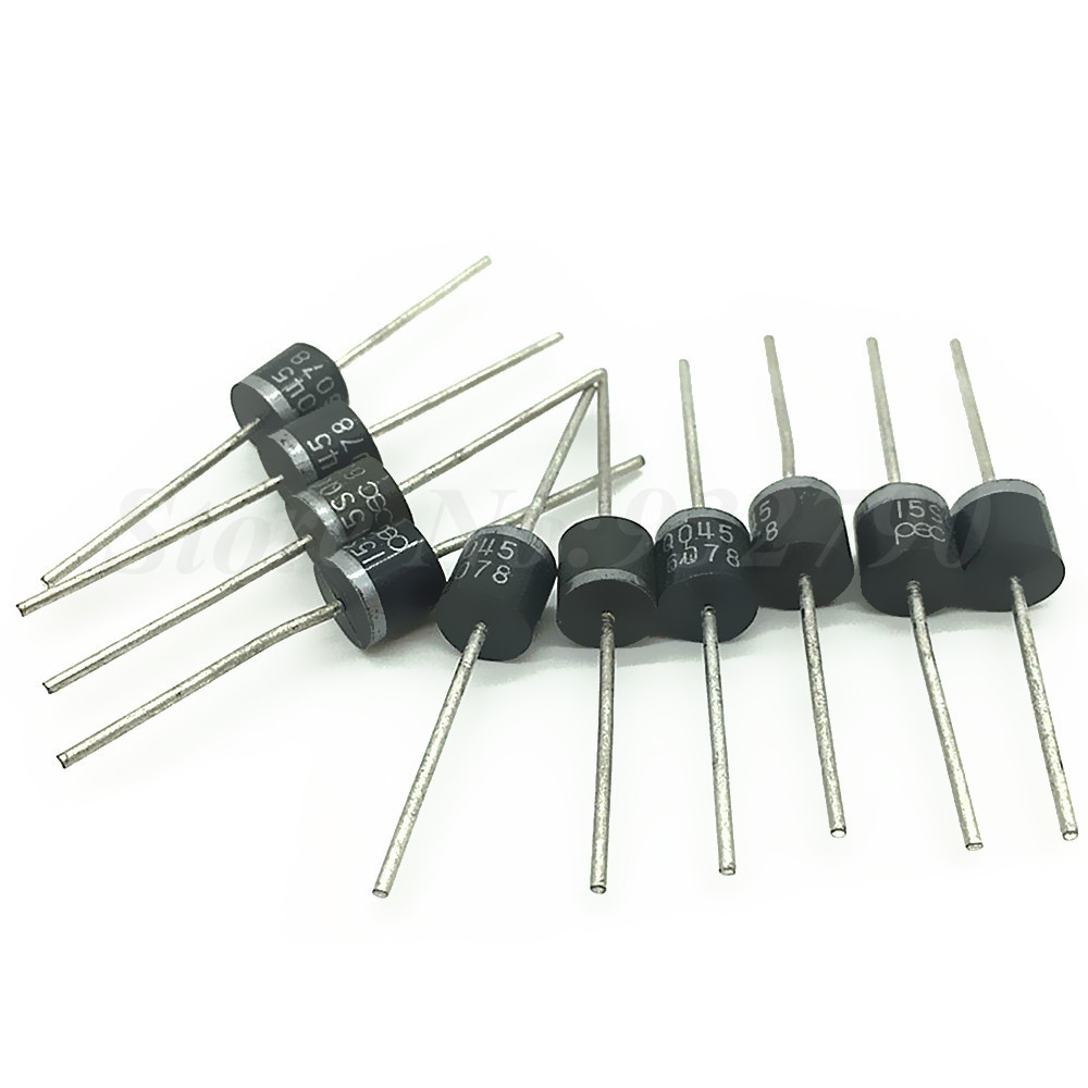 10pcs 15a 45v Blocking Diodes Schottky Axial Rectifier Blocking Diode