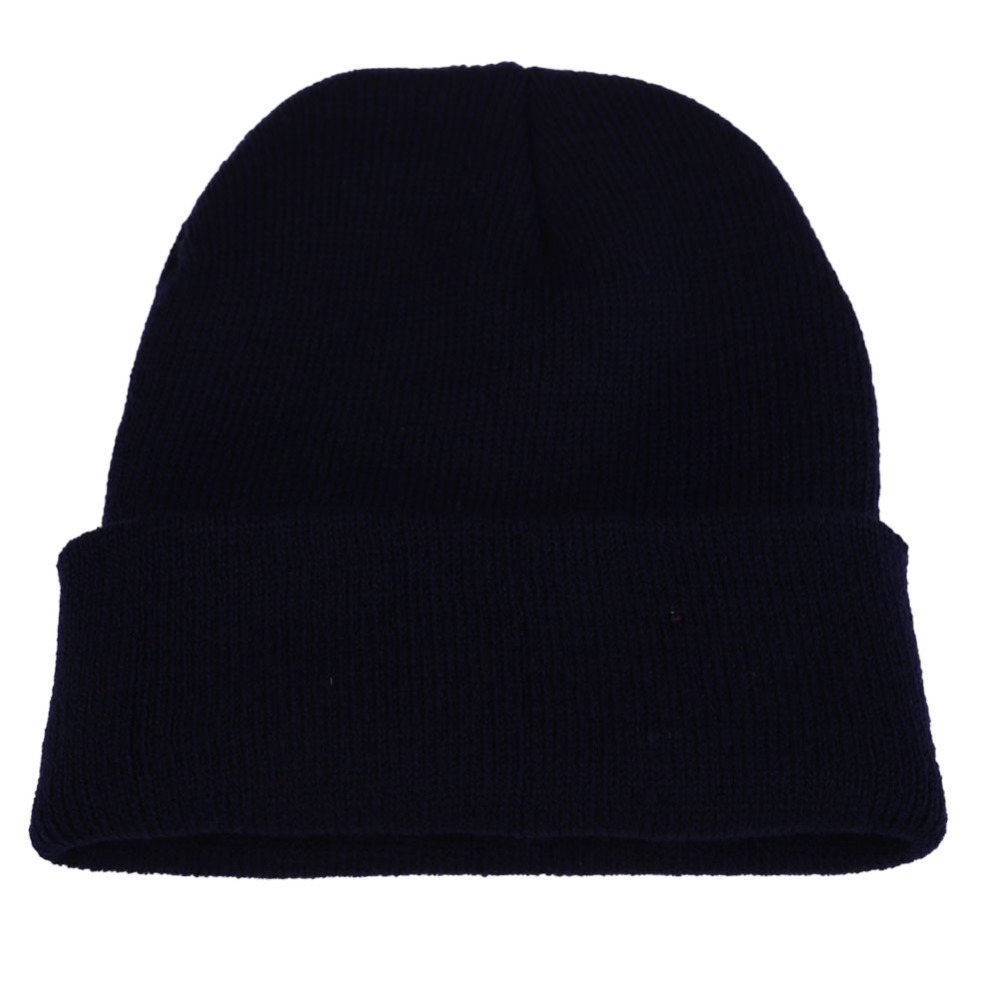 BS S Men Women Beanie Knit Ski Cap Hip Hop Color Winter Warm Unisex Wool Hat