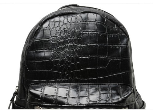 2015 New Style Men's And Women's Travel Bag Backpack Crocodile