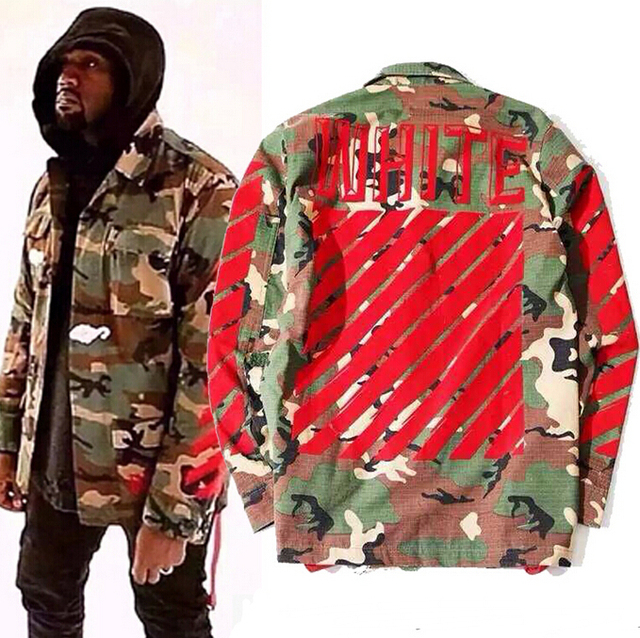 kanye west camouflage jacket