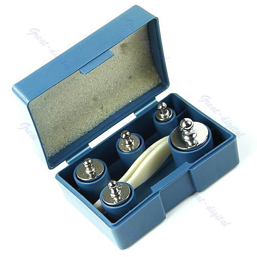 A96 Free Shipping 5 pcs 50g 20g 10g 5g Grams Precision Chrome Calibration Scale Weight Set