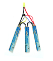 2pcs lot YOWOO Lipo 3S 11 1V 1200mah 25C Max 45C RC AKKU Mini Airsoft Gun