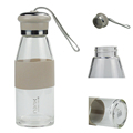 Fashion and High Quality My Favorite Water Bottle 450ml Glass Water Cup Portable Lovers Choice For