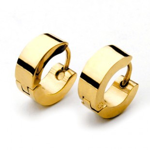 Free shipping 316L Stainless Steel hip hop earring...