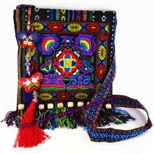 Free shipping Vintage Hmong Tribal Ethnic Thai Indian Boho shoulder messenger bag linen embroidery Tapestry SYS-005S