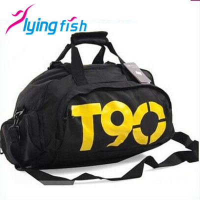 Fashion T90 Brand Waterproof Nylon Handbags Multifunctional Outdoor Men Women travel backpacks Polyester sports bags WZS006