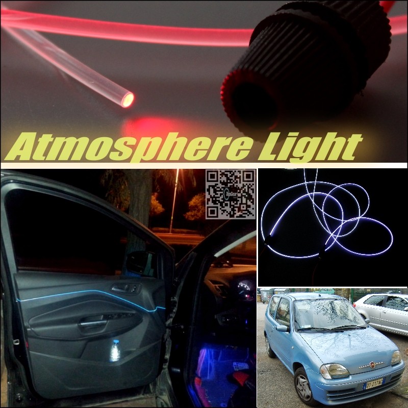 Car Atmosphere Light Fiber Optic Band For Fiat Seicento 600 Furiosa Interior Refit No Dizzling Cab Inside DIY Air light