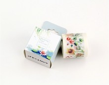Free Shipping 4cm 10m Wide Beautiful Flower Washi Tape Box packing Adhesive Tape DIY Scrapbooking Sticker
