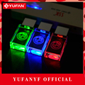 YUFANYF 2017 pendrive 3 colors Red blue green LED BMW car LOGO USB falsh drive 4GB