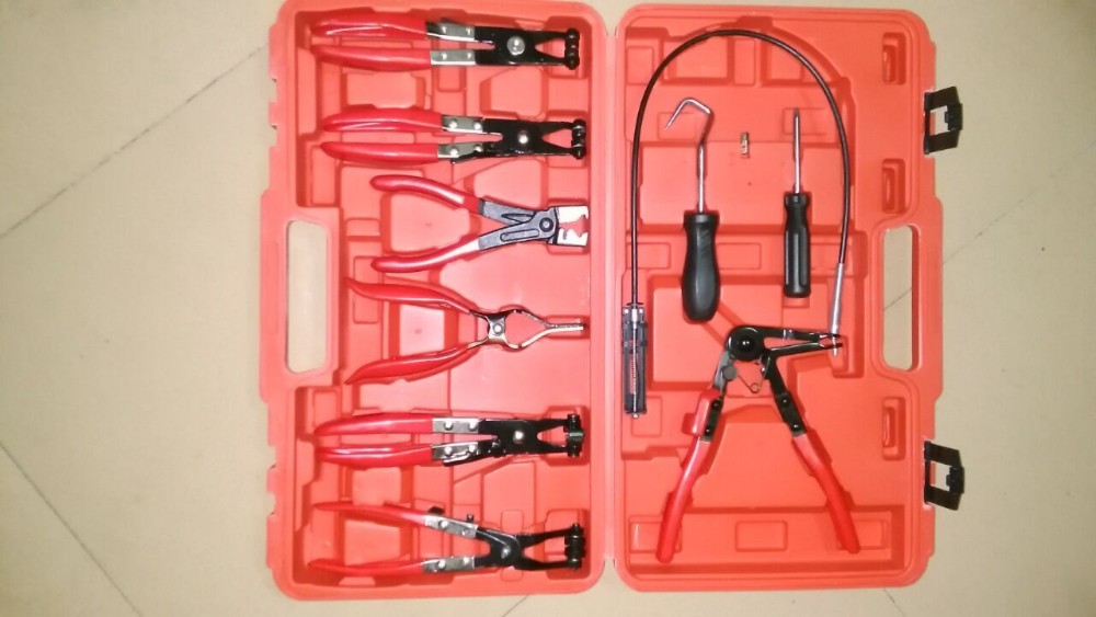 9 pcs Flexible Hose Clamp Pliers Kit Car Repair Tool Universal Set (1)