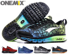 Original ONEMIX 2016 Running Shoes Mens Athletic Water Cube Outdoor Sport Shoe Run Sneakers Green Size 40-45 Free Shipping