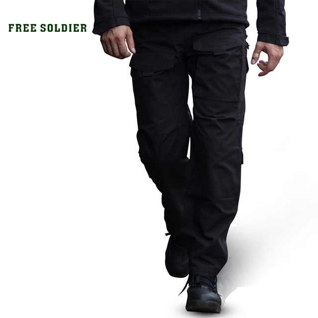 FREE SOLDIER mountaineering trousers men four seasons multi-pocket YKK zipper camping riding hiking pants