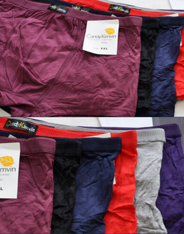 Hot Sale Fashion Brand Underwear Men Cotton Cueca Solid Household Sport Boxer Breathable Shortrts Men Boxer