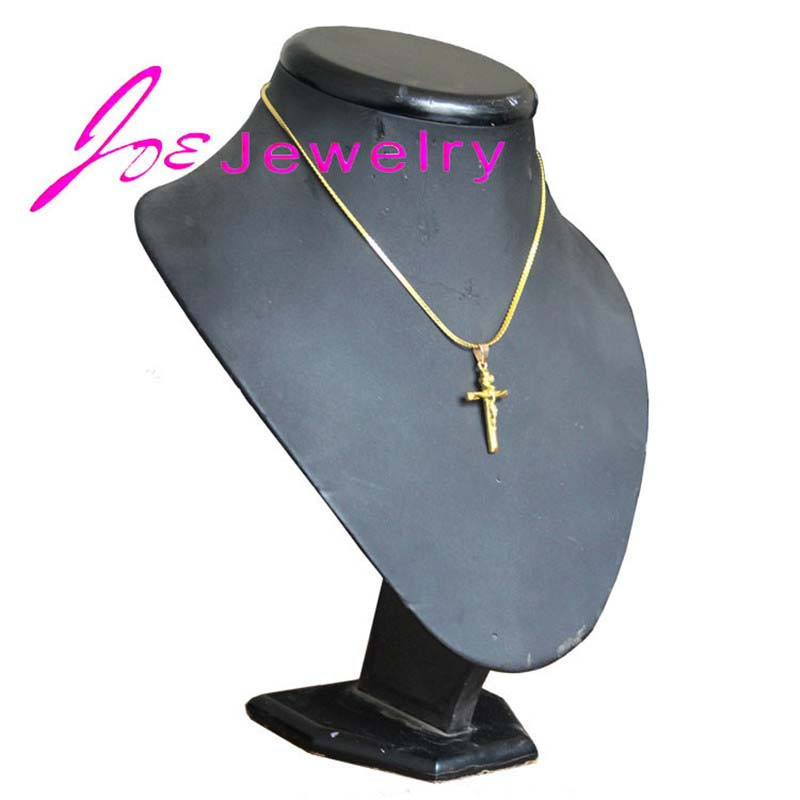 Gold-Jesus-Piece-Cross-Necklace-2
