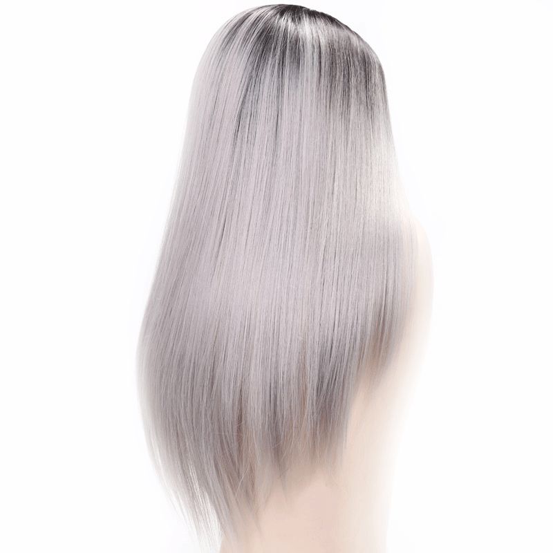 Luxury For Braiding 26 Ombre Grey Blonde Brown Straight