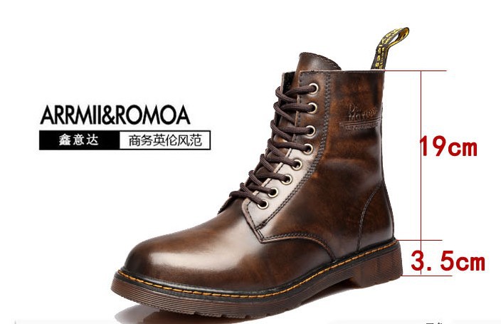 Top Quality Autum Winter Martin Shoes Fashion Waterproof Genuine