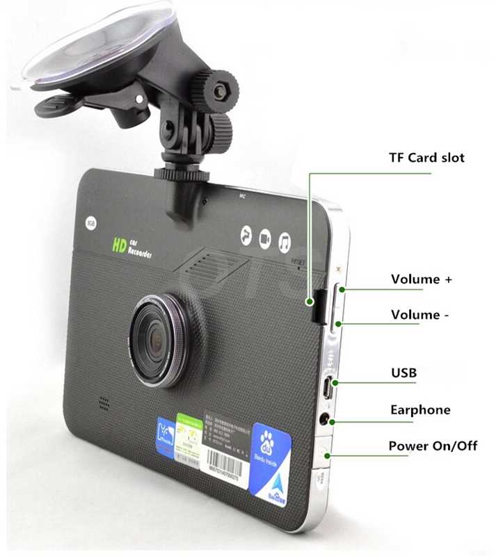Купить Новый 7-дюймовый gps навигации android wifi gps dvr рекордер ...