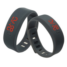 2015 Digital LED Military Luxury Wrist Watch Sports Slim Watches Men Women Rubber LED Watch Date Sports Bracelet Drop Ship Gift