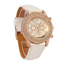 Fabulous NEW Vogue Women Ladies Crystal Big Dial Quartz Watches Women Dress Watch Round Analog Wristwatch Reloj Mujer Wholesale