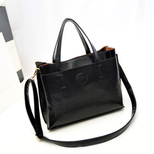 women bag handbags tote over shoulder crossbody sling summer leather big Motorcycle black letter casual designer female bolsas