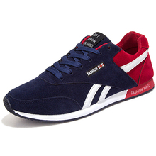 New Arrival Men Casual Shoes Fashion Breathable Patchwork Light Soft Flat Lace Up Mens Trainers Superstar Basket Zapatillas Red