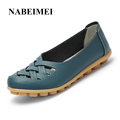 Women s shoes Genuine Leather Flat with Superstar Big size 34 44 Oxford shoes women loafers