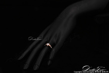CZ Diamond Wedding Finger Rings 18K Rose Gold Plated Cubic Zircon Engagement Party Jewelry For Men