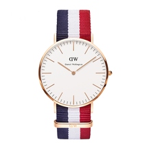 Las mejores marcas de lujo Daniel Wellington relojes DW Reloj para hombre mujer correa de cuero del movimiento de japón Reloj de cuarzo militar Reloj