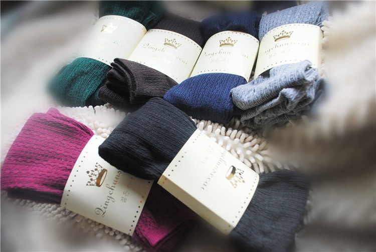 Manocean korean style Multicolor fleece cotton blended thick cold-proof millet solid women winter leggings w017 (3)