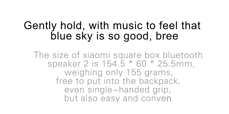 Original Xiaomi Bluetooth Speaker 2 Square Box Stereo Portable Mini Music Player MIUI Metal Wireless Speakers For Samsung Xiaomi (4)