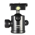 Manbily KF 0 Camera Tripod Ball Head Aluminum Alloy Ballhead Panoramic Head Sliding Rail Head with