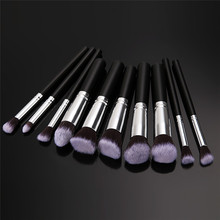 New Brand Beauty women s Makeup Tool Brush Brushes Sets Powder Eyeshadow Professional Cosmetic 10Pcs free