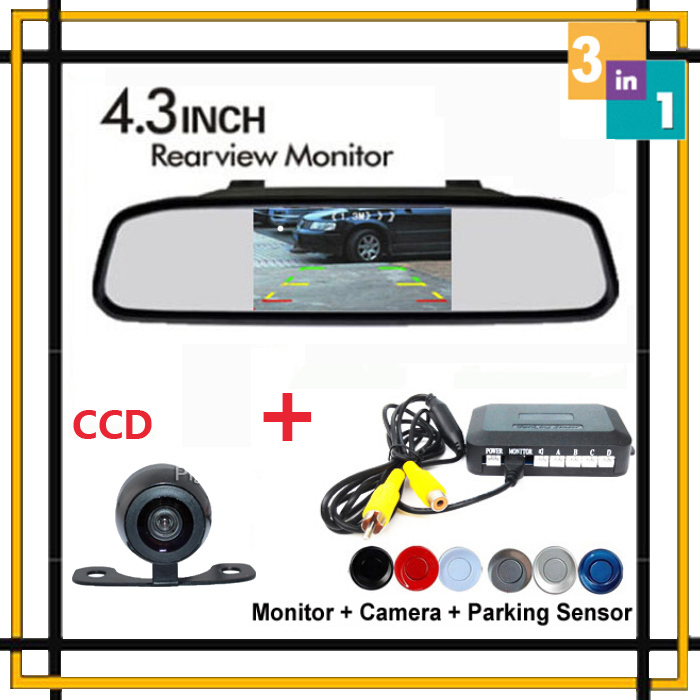 3in1 Dual Core CPU 4 Parking Sensors Car Auto Reverse Rear view camera Assistance Backup Park Radar Alarm Kit Monitor System 3in1 Dual Core CPU 4 Parking Sensors Car Auto Reverse Rear view camera Assistance Backup Park Radar Alarm Kit Monitor System