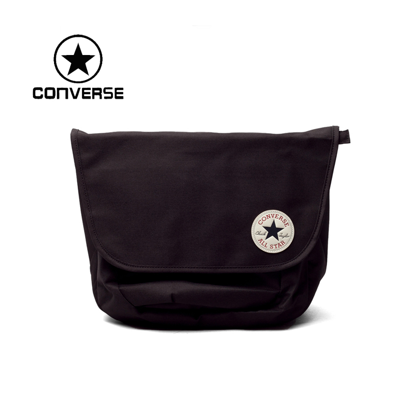 converse messenger bag black