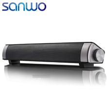 Powerful USB Mini Bluetooth Soundbar Perfect sound Soundbar LP-08 Sound Bar HIFI Soundbar Speaker For Computer PC Tablet TV ETC