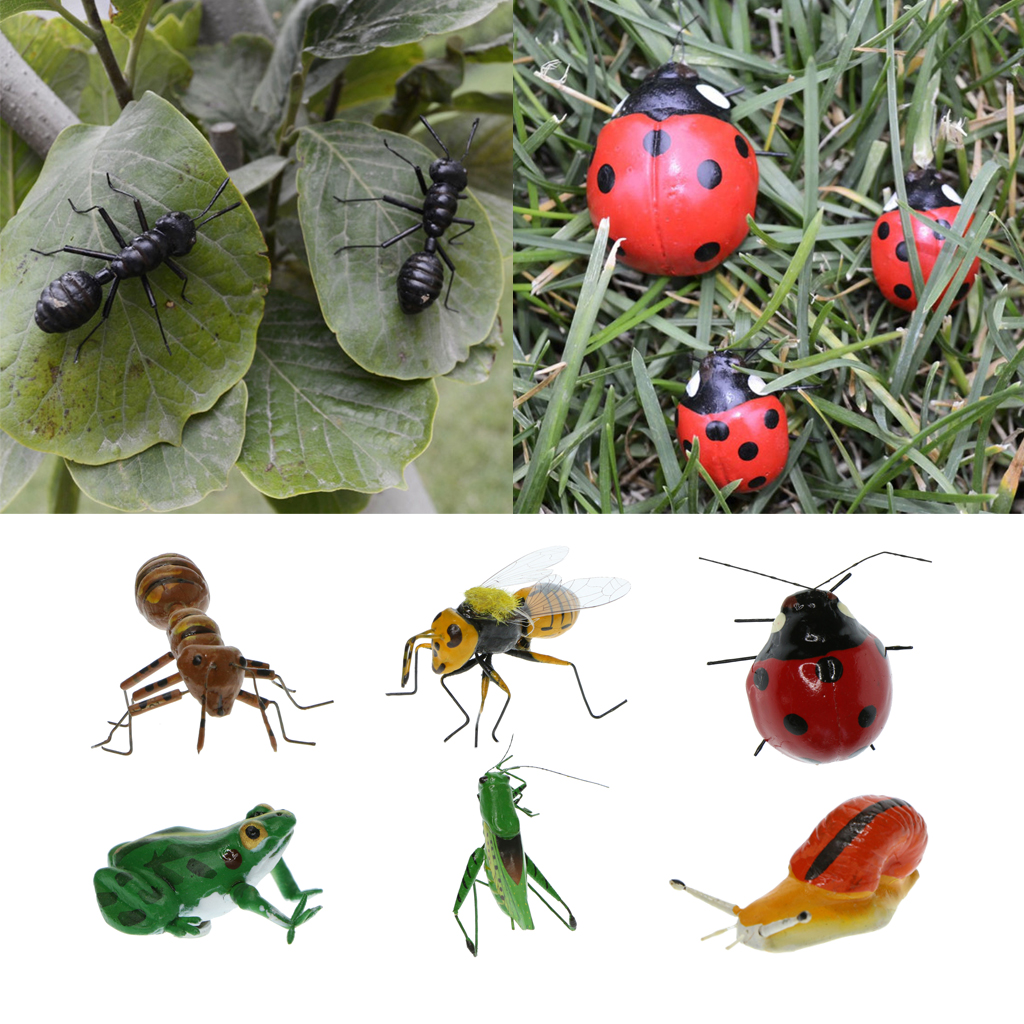 Details about   Handcraft Insect Ornament Lifelike Insect Figurines Garden Lawn Wall Hanger Deco 