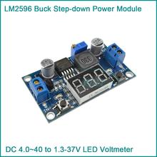 LM2596 Buck Step-down Power Converter Module DC 4.0~40 to 1.3-37V LED Voltmeter