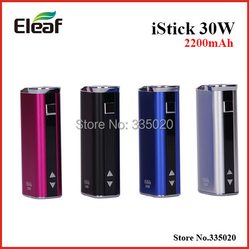 Original Eleaf iStick 30W 2200mAh Capacity VV VW Mod Battery Stainless Steel Thread iStick 30w for