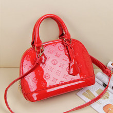 High quality venis embossed patent leather alma woman L brand handbag famous brand lady tote bag
