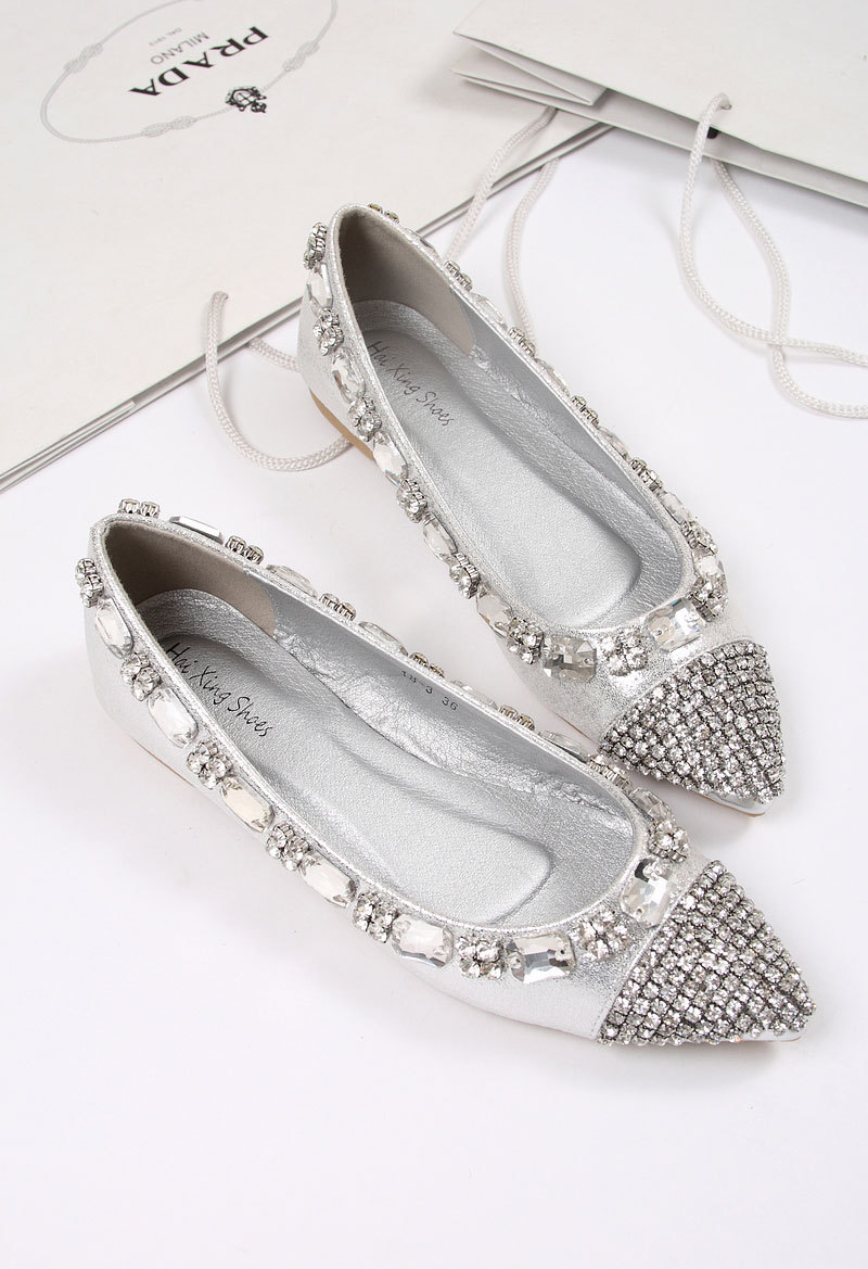 designer pointed flats