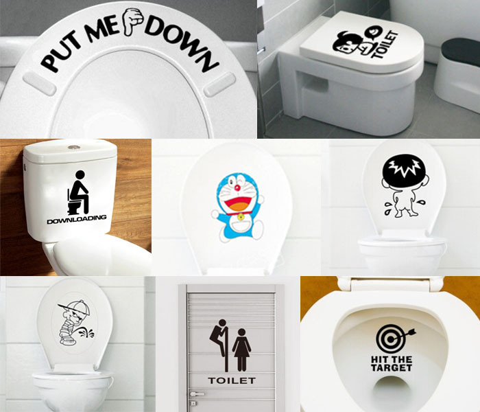 pvc nieuwe grappige cartoon 16 stijlen patroon behang badkamer toilet Kleine Badkamer Tegelen ~ pvc nieuwe grappige cartoon 16 stijlen patroon behang badkamer toilet