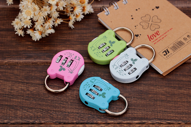 2 PCS Random Delivery Portable Private Things Locks Multi-Function Household Drawer Cabinet Luggage Travel Lock 5*3cm New #LNF