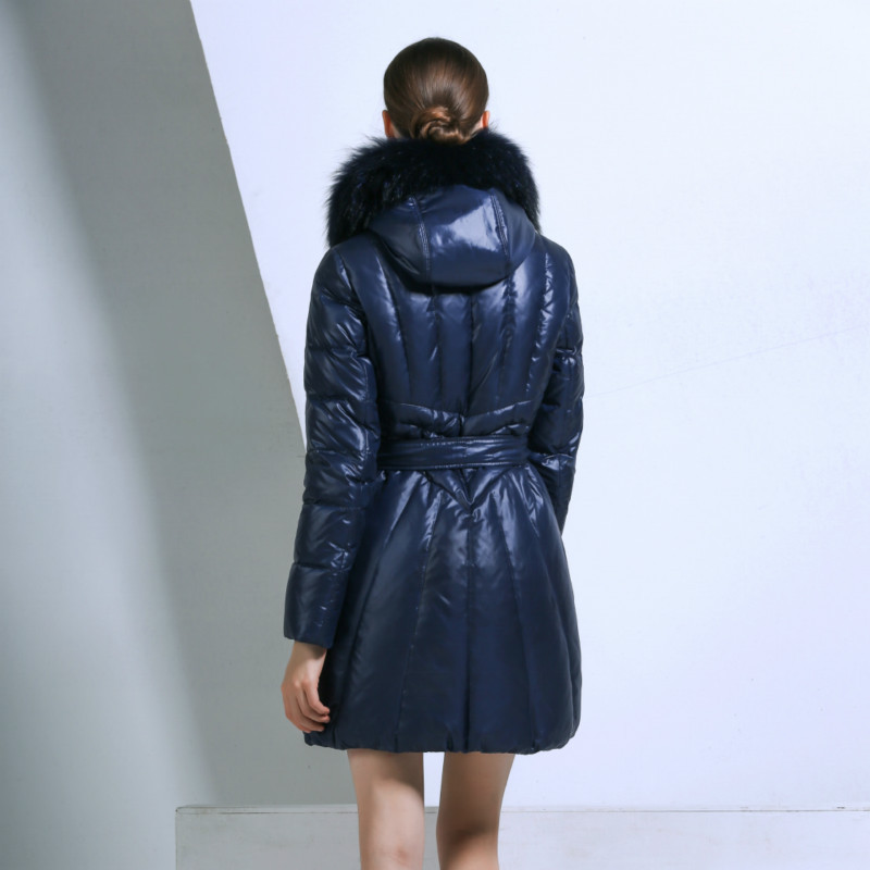 Winter Women Duck Down Jacket Long Warm Thick Snow Wear Outerwear details-5